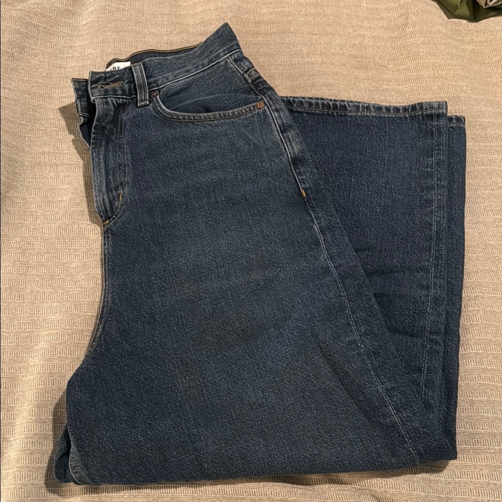 AGOLDE Valeria Ribcage Wide Leg Jeans